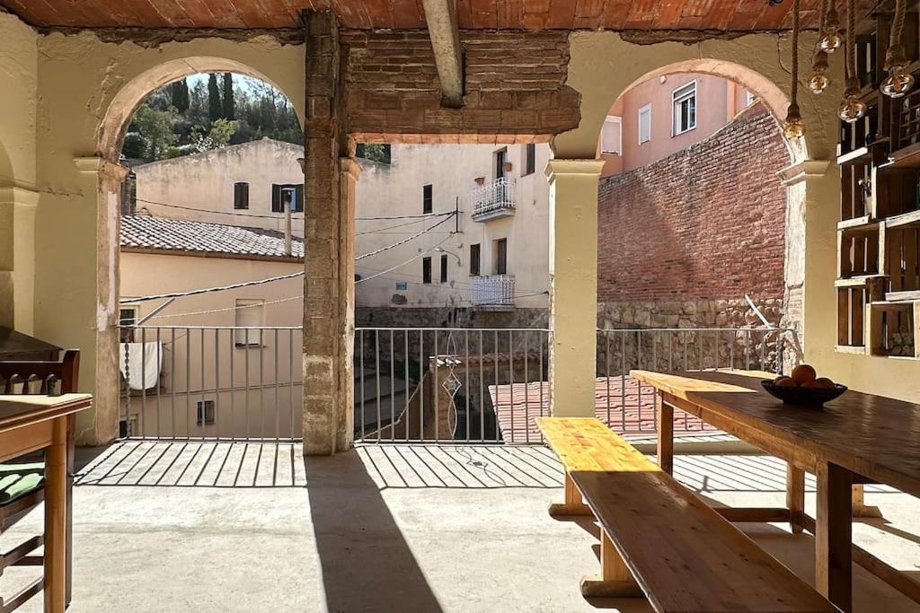 Habitacion Montgros En Casa Cami De Les Aiguees Monistrol De Montserrat المظهر الخارجي الصورة