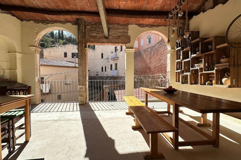 Habitacion Montgros En Casa Cami De Les Aiguees Monistrol De Montserrat المظهر الخارجي الصورة